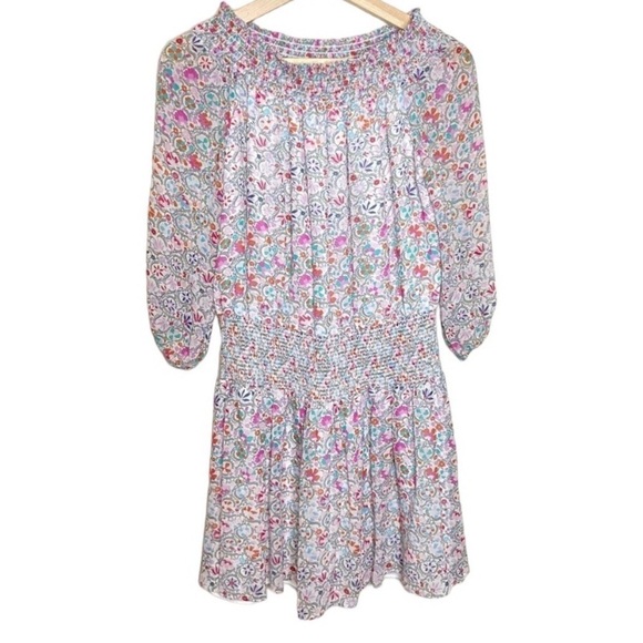 SHOSHANNA Floral Rita Dress 100% Silk Sz 8 - Picture 2 of 4